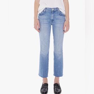 Mother Insider Ankle Fray in Herbal Remedy size 23